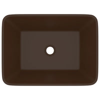 Lavabo Luxury 41 x 30 x 12 cm ceramica testa di moro opaca 02_0002792