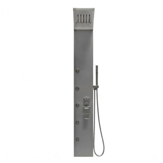 Colonna doccia pannello idromassaggio effetto cascata YH8123 NIZZA - Satinato