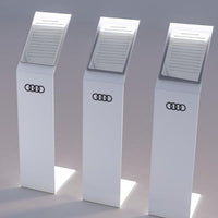 Leggio verniciato bianco con cornice A4