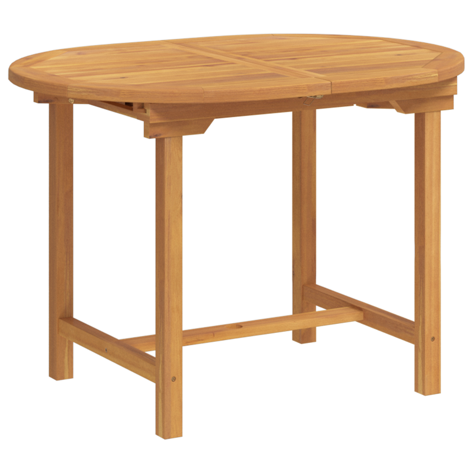 Set da pranzo da giardino 5 pezzi in legno massello di teak