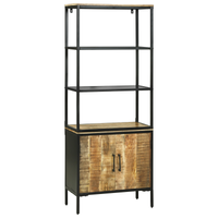 Alto 70x35x180 cm Legno di Mango Grezzo