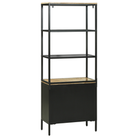 Alto 70x35x180 cm Legno di Mango Grezzo