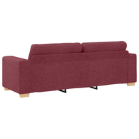 Set di divani 2 pcs Rosso Vino 221 x 78 x 80 cm Tessuto 3324713