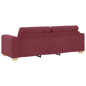 Set di divani 2 pcs Rosso Vino 221 x 78 x 80 cm Tessuto 3324713