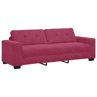 Set di divani 2 pcs Rosso vino 221 x 78 x 80 cm Velluto 3324725