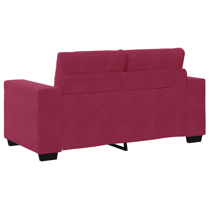 Set di divani 2 pcs Rosso vino 221 x 78 x 80 cm Velluto 3324725