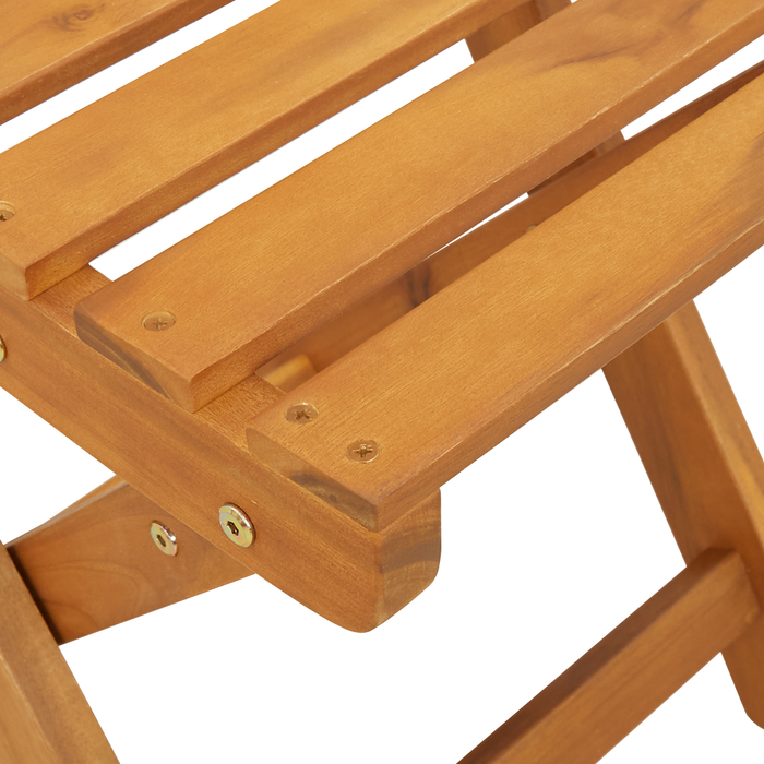 Sedie da Giardino Pieghevoli  4 pcs 36x46x86 cm Legno Massello di Acacia