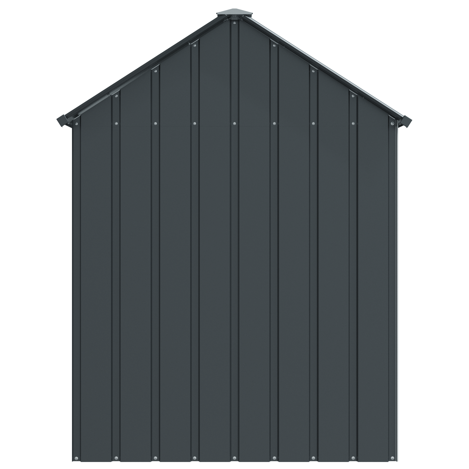 Voliera per Uccelli con Estensione Antracite 112x838x141 cm Acciaio