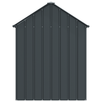 Voliera per Uccelli con Estensione Antracite 112x838x141 cm Acciaio