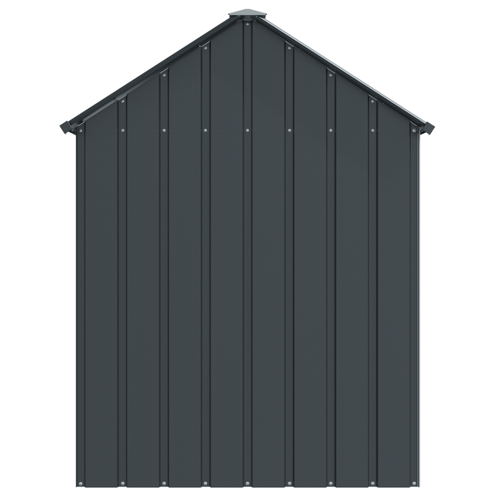 Voliera per Uccelli con Estensione Antracite 112x838x141 cm Acciaio