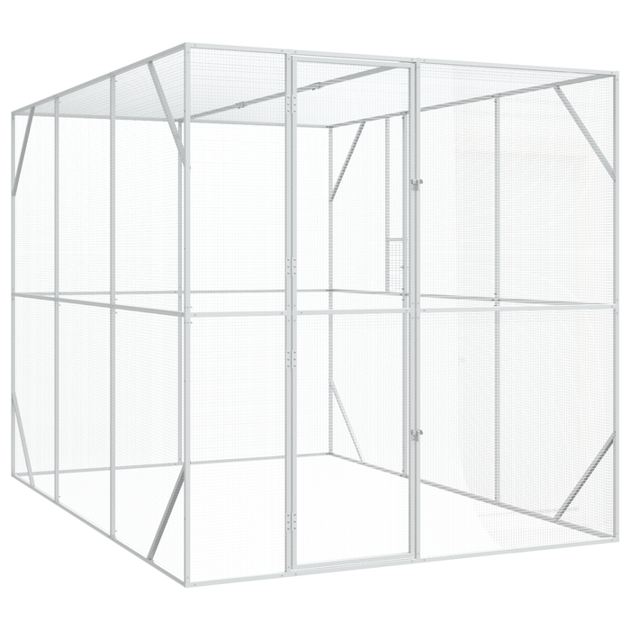 voliera  antracite 302x206x214 cm in acciaio