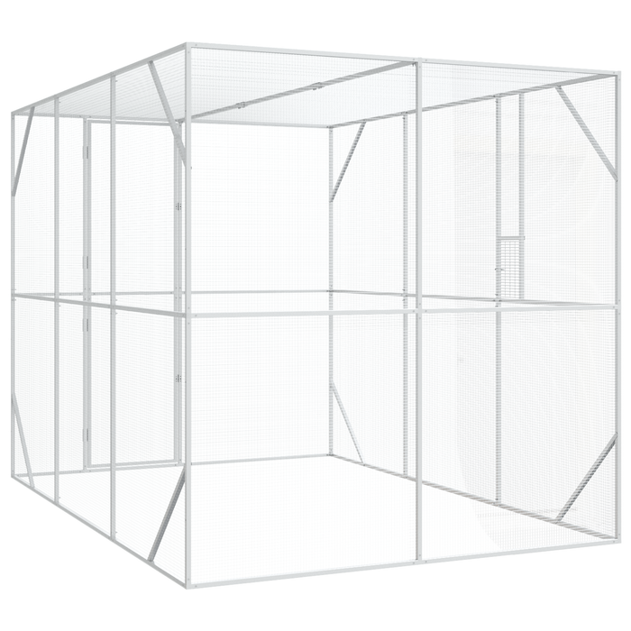 voliera  antracite 302x206x214 cm in acciaio