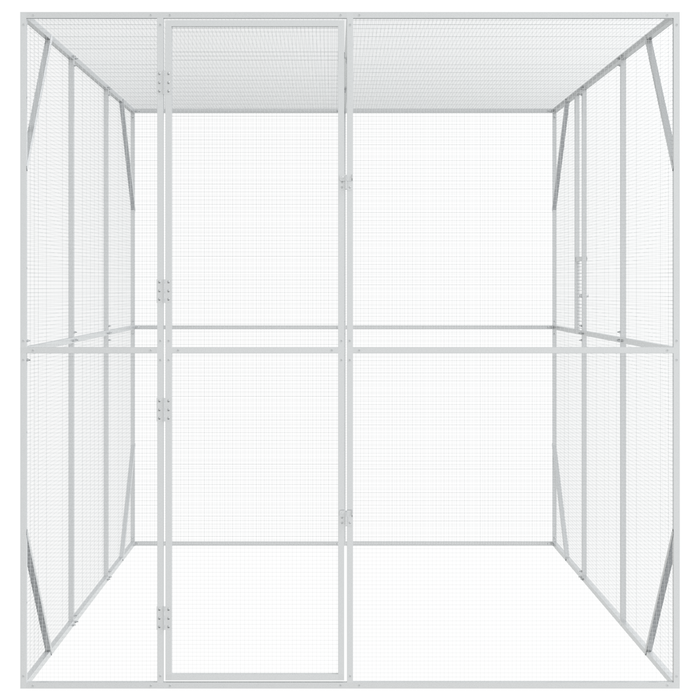 voliera  antracite 302x206x214 cm in acciaio