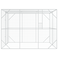 voliera  antracite 302x206x214 cm in acciaio