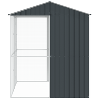 Gabbia per Uccelli Antracite 215x210x247 cm in Acciaio