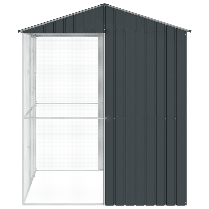 Gabbia per Uccelli Antracite 215x210x247 cm in Acciaio