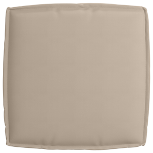 Set di cuscini per pallet 2 pezzi Tortora in tessuto Oxford