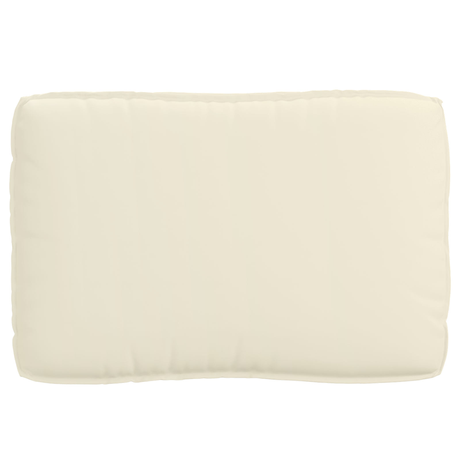 Set di cuscini per pallet 2 pezzi crema in tessuto Oxford