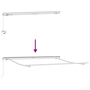 Tenda Retrattile Manuale  Beige 350x250 cm