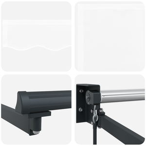 Tenda retrattile manuale  Bianco 450x300 cm