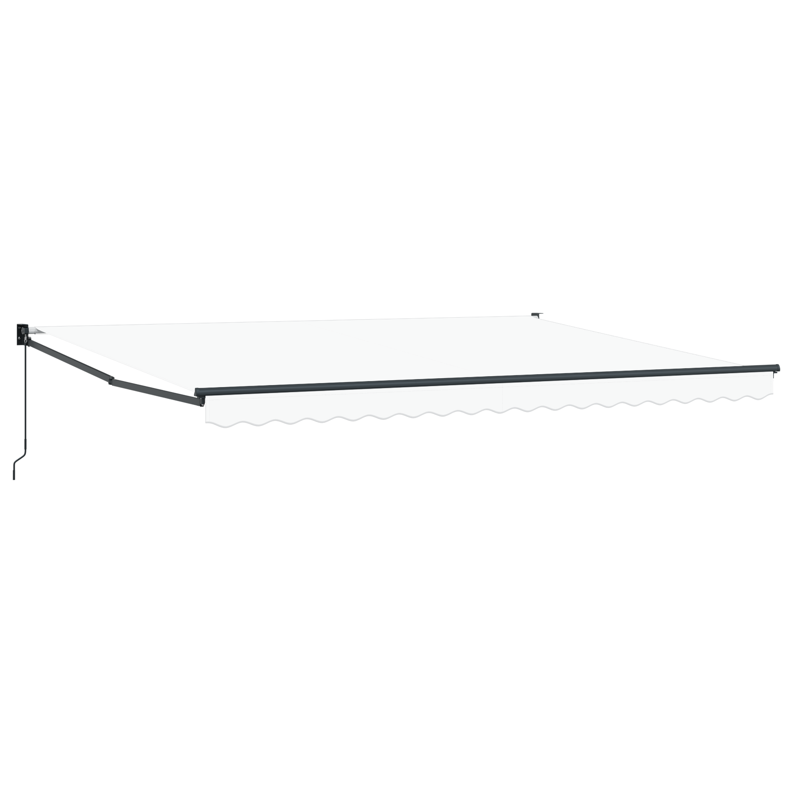 Tenda retrattile manuale  Bianco 450x300 cm