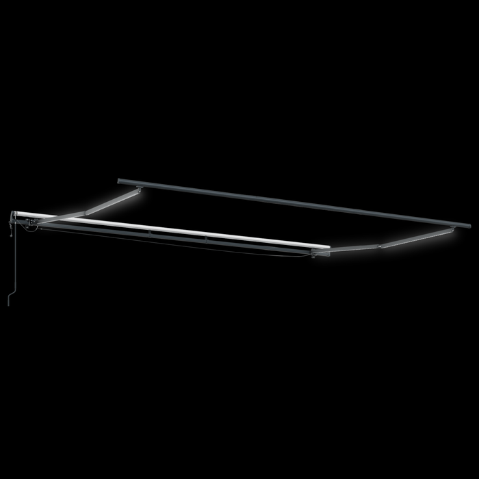 Tenda Retrattile Automatica  con LED Rossa 450x300 cm