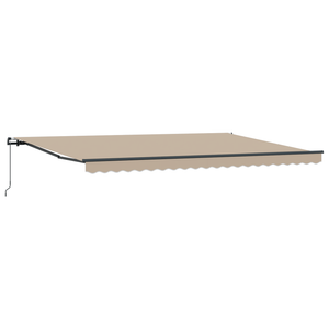 Tenda Retrattile Manuale Beige 500x300 cm