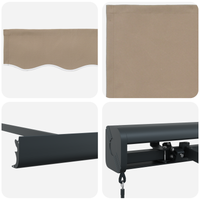 Tenda Retrattile Manuale  Beige 500x300 cm