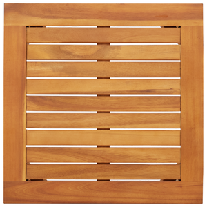 Set da pranzo da giardino in 6 pezzi con cuscini in legno massello di acacia