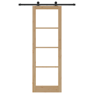 Porta Scorrevole con Set di Ferramenta "ORKDAL" 78x232 cm