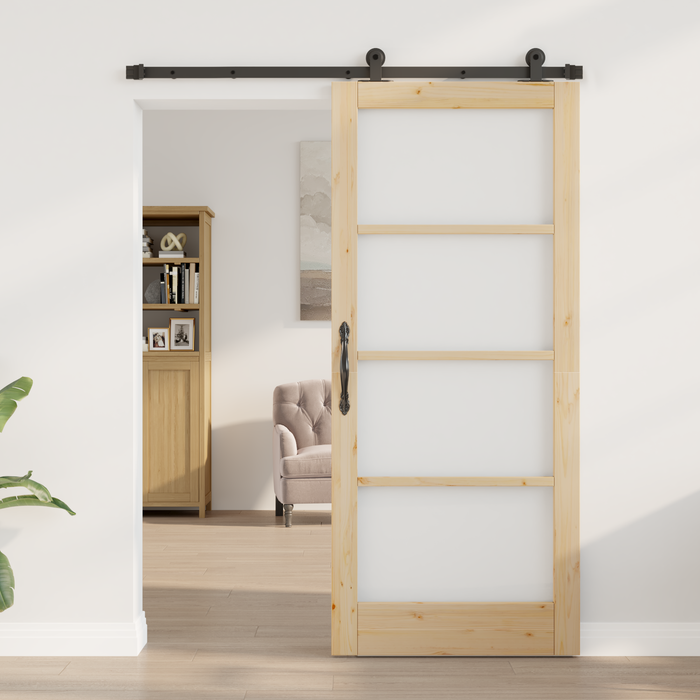 Porta scorrevole  con set hardware "ORKDAL" 86x198.5 cm