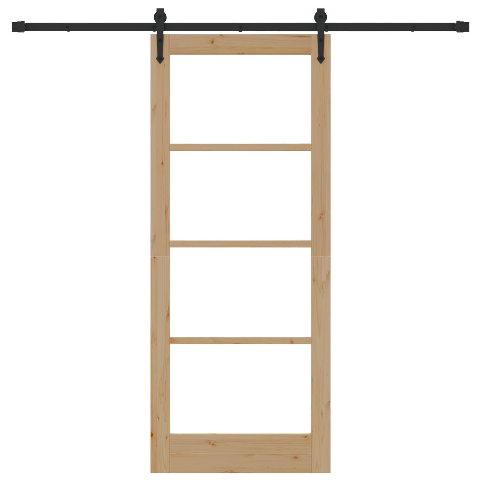 Porta Scorrevole  con Set di Accessori "ORKDAL" 83x202 cm