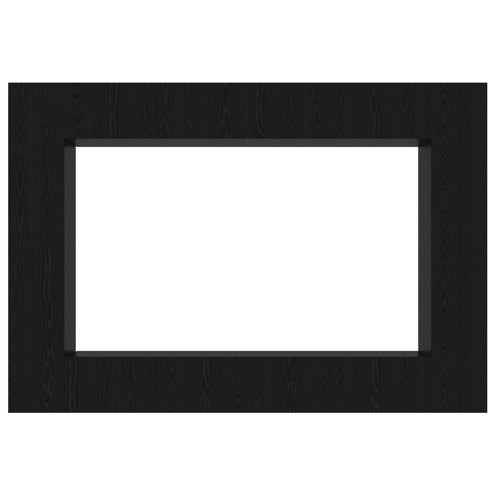 Set di mobili TV da 12 pezzi a parete in legno ingegnerizzato rovere nero