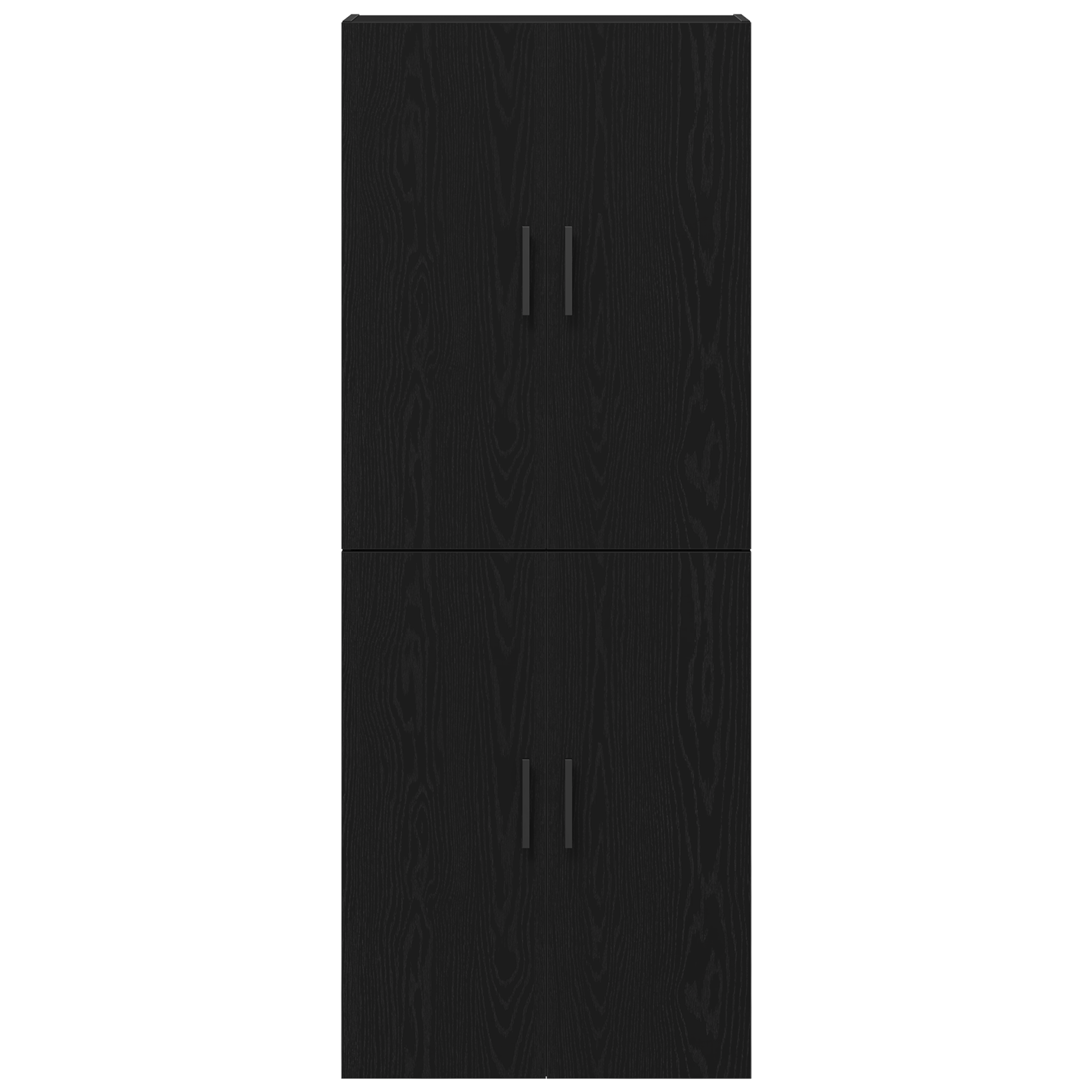 Armadi  2 pezzi in rovere nero 69,5x34x180 cm in legno ingegnerizzato