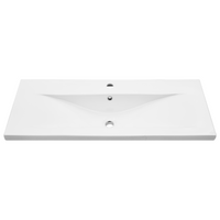 Mobile lavabo bagno con lavabo integrato in legno riciclato