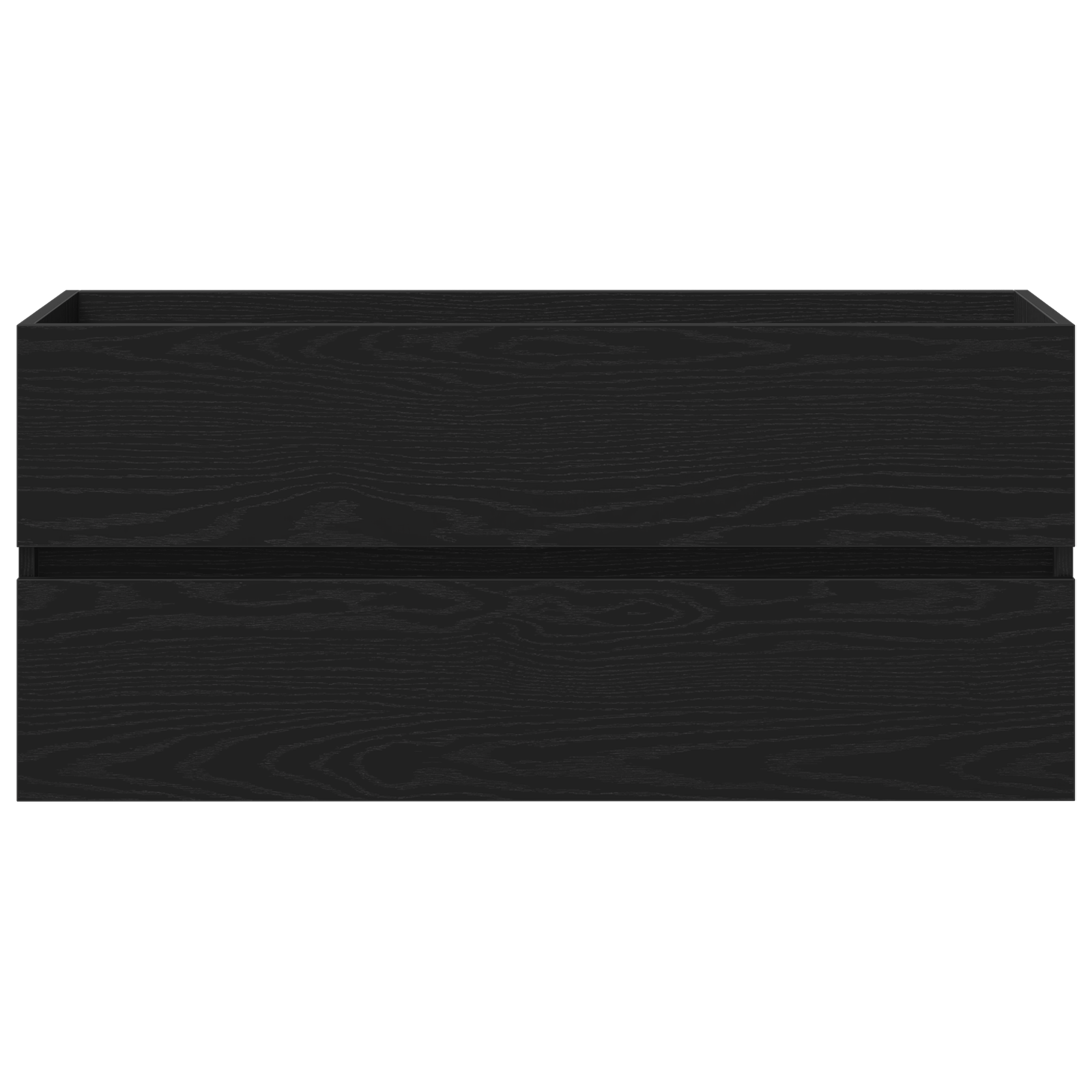 Mobile lavabo con lavabo integrato in legno ingegnerizzato rovere nero