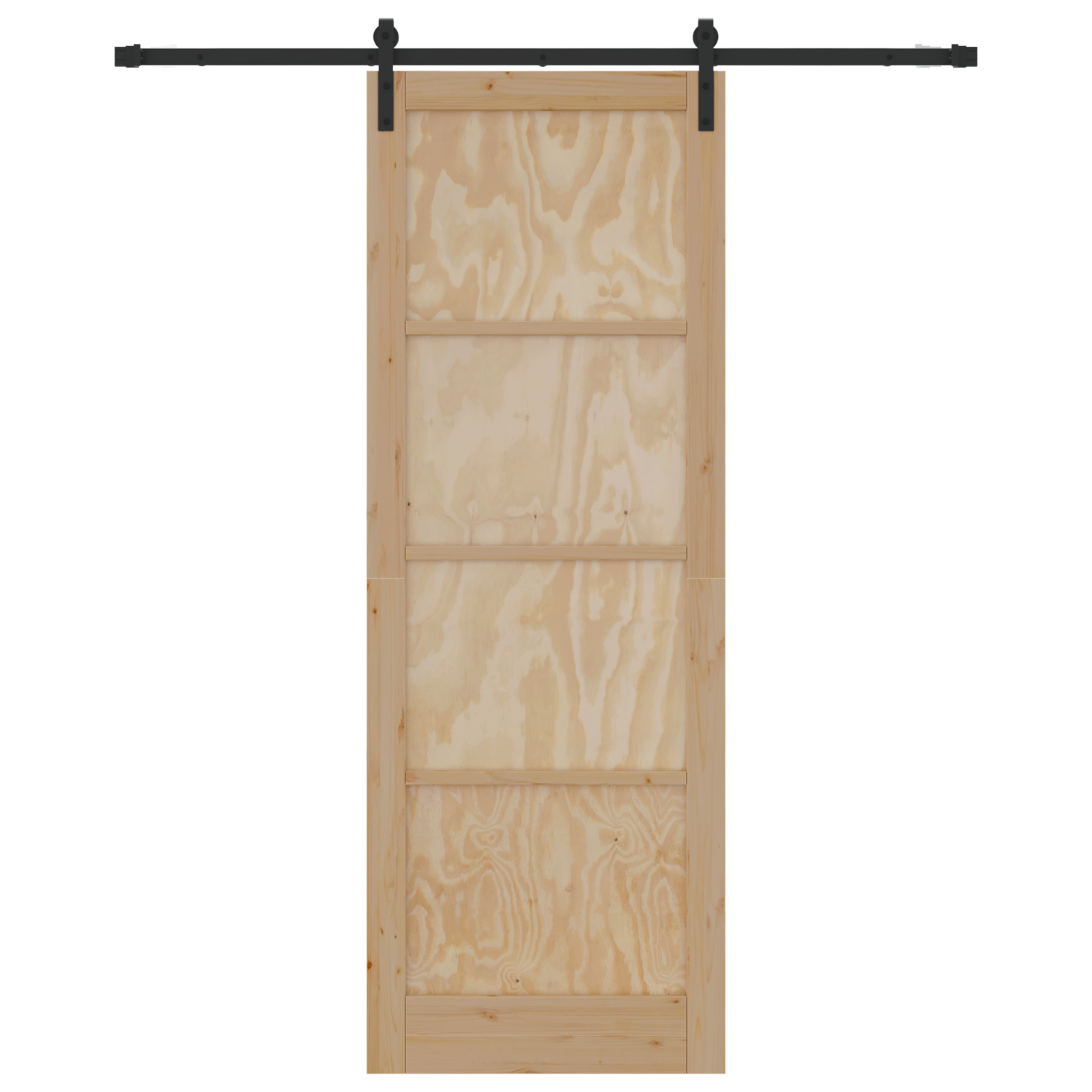 Porta scorrevole  con set di hardware 83x232 cm Legno massello di pino