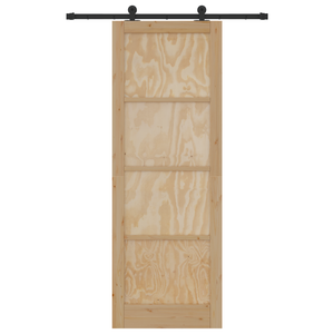 Porta scorrevole con set hardware 'ORKDAL'Legno massello di pino