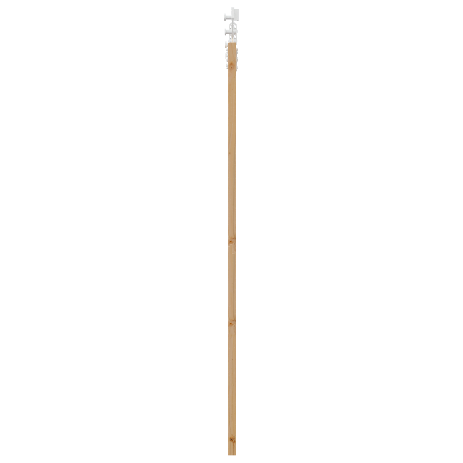 Porta Scorrevole  con Set Hardware 86x198.5 cm in Legno Massiccio di Pino