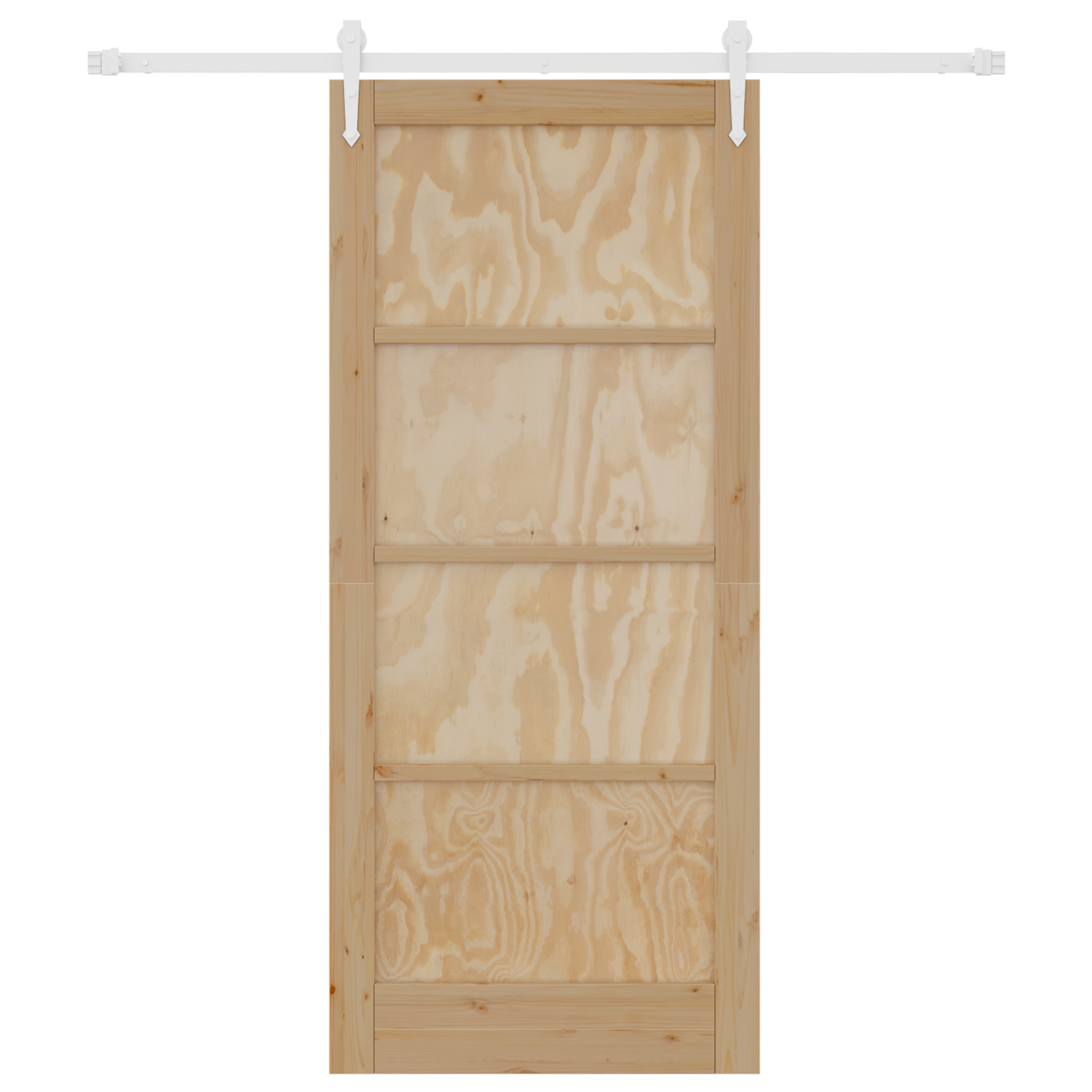 porta scorrevole  con set di ferramenta 86x198.5 cm legno massello di pino