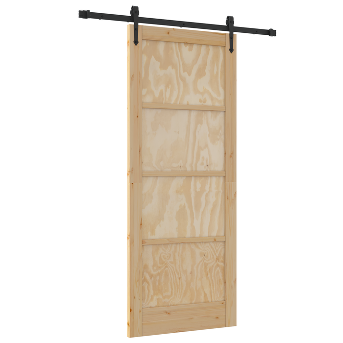 porta scorrevole  con set hardware 'ORKDAL'Legno massello di pino