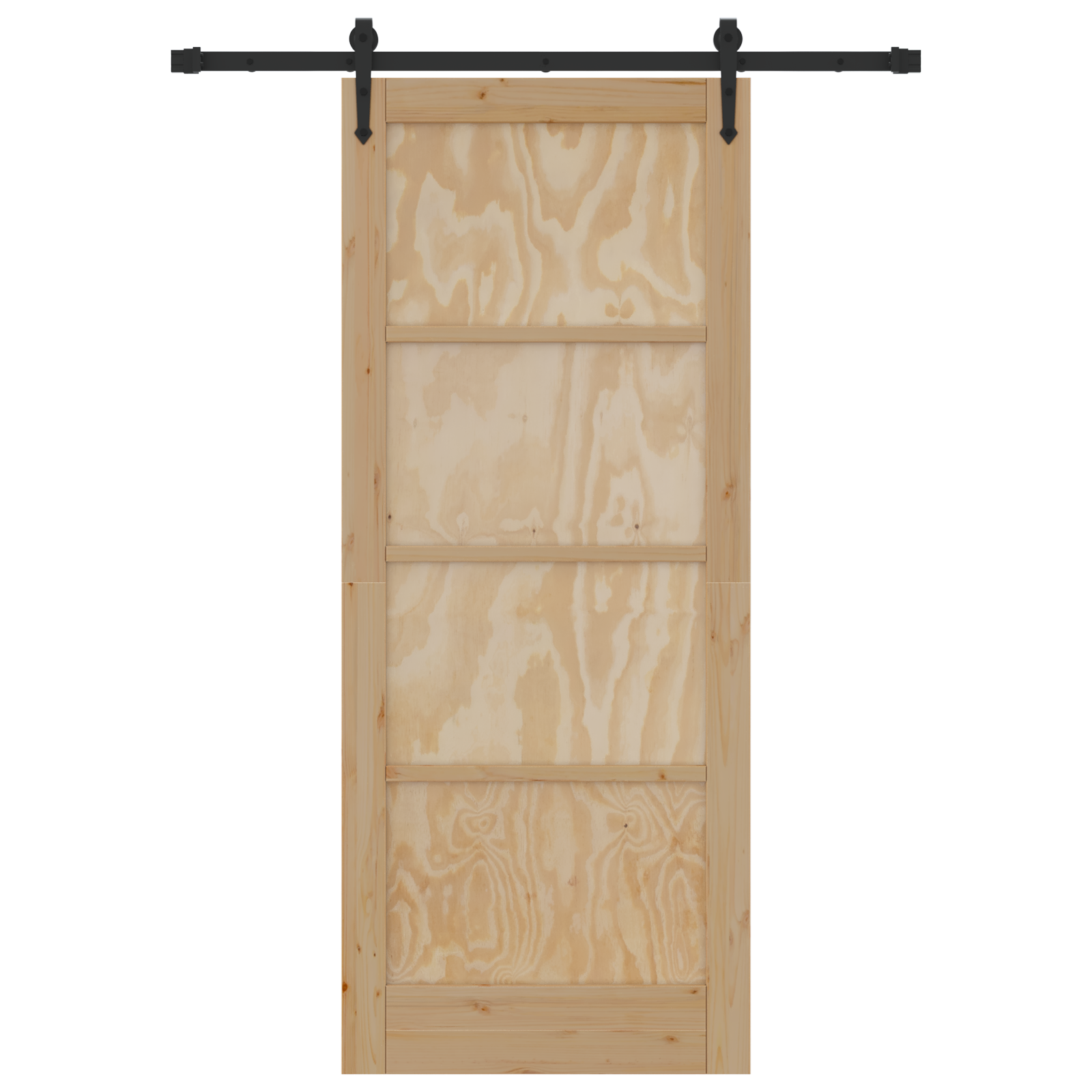 porta scorrevole  con set hardware 'ORKDAL'Legno massello di pino