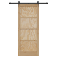 porta scorrevole  con set hardware 'ORKDAL'Legno massello di pino