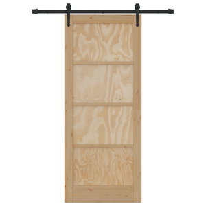 porta scorrevole  con set hardware 'ORKDAL'Legno massello di pino