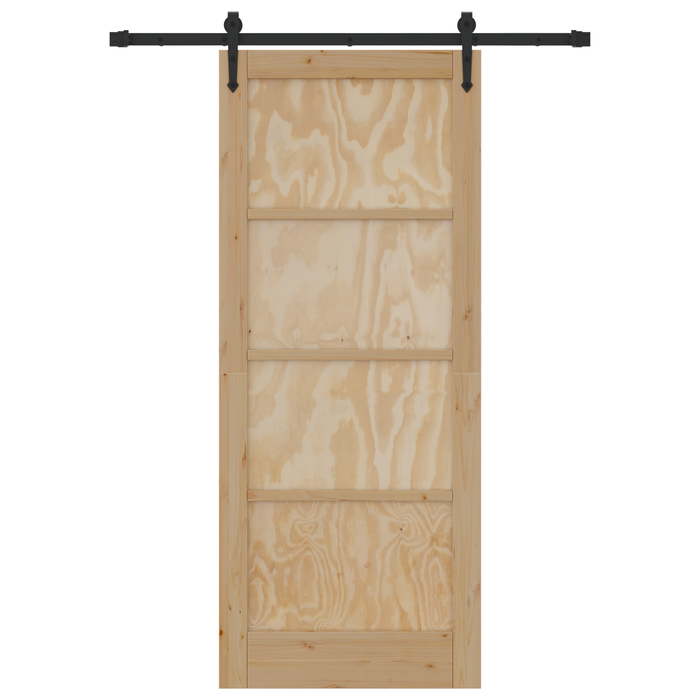 porta scorrevole  con set hardware 'ORKDAL'Legno massello di pino