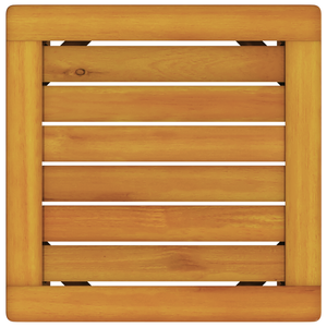 Lettino prendisole  con tavolo in legno massello di acacia