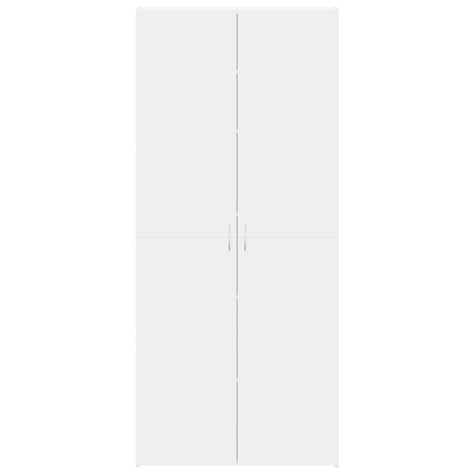 Mobile per Scarpe Bianco 80x35.5x180 cm Legno Ingegnerizzato