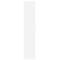 Mobile per Scarpe Bianco 80x35.5x180 cm Legno Ingegnerizzato