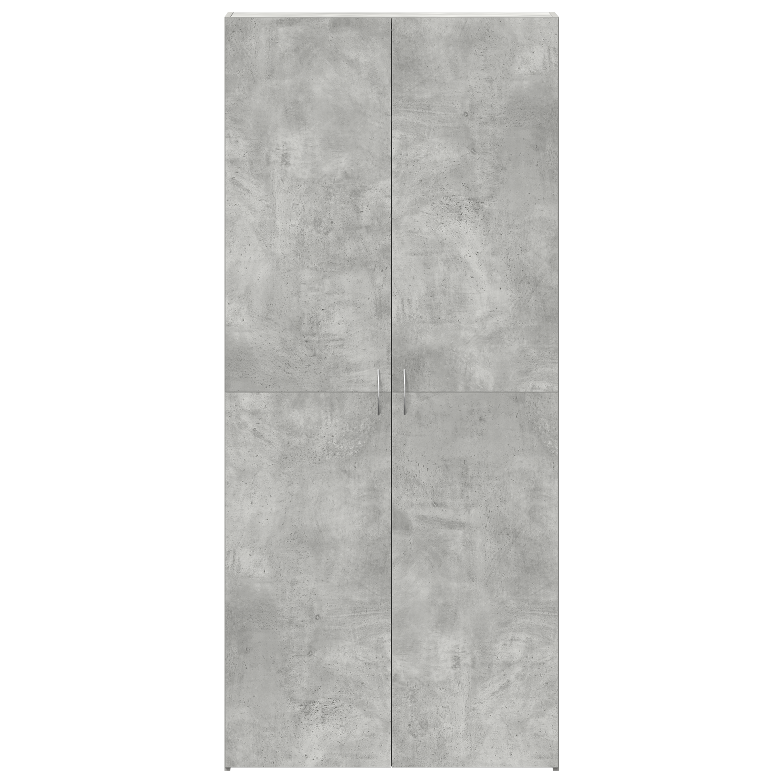 Armadio per scarpe Grigio Calcestruzzo 80x35,5x180 cm Legno ingegnerizzato