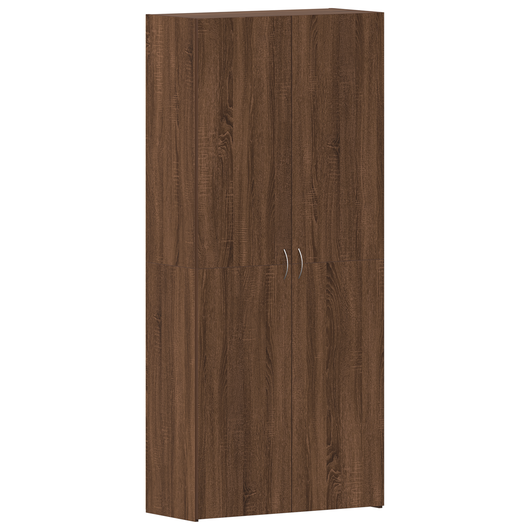 Cabinet per scarpe Marrone Rovere 80x35,5x180 cm Legno ingegnerizzato